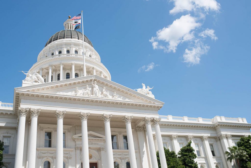 California Capitol Building in Sacramento