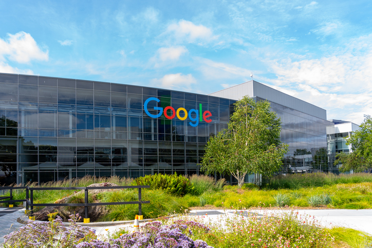 Googleplex in Silicon Valley, Mountain View, California, USA - June 12, 2023. The Googleplex is the corporate headquarters complex of Google and its parent company, Alphabet Inc.